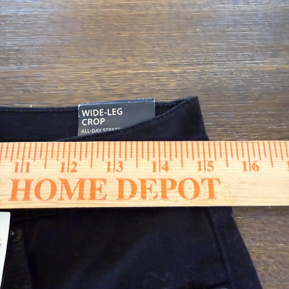 J. Crew Tall black wide-leg crop jean in all-day stretch Size 28 - Picture 8 of 12